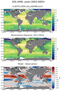 ANN Mean Sea Surface Salinity